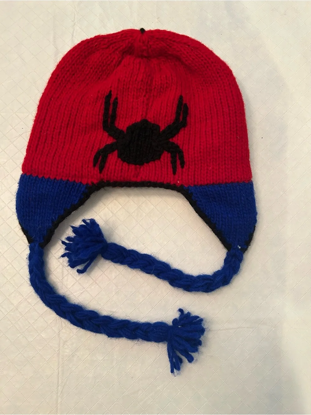 Handmade Spider-Man Knit Beanie
